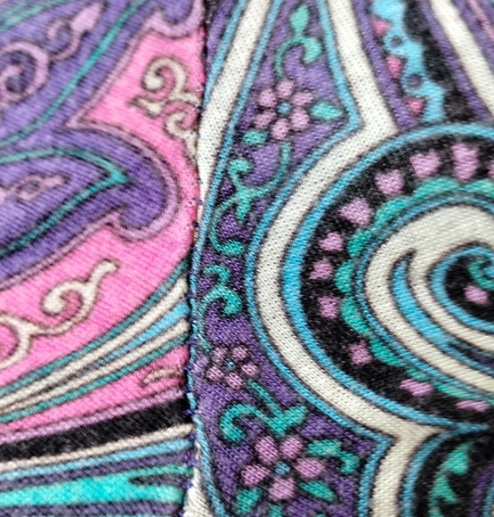 Cynthia Rowley Mid-Rise Paisley Floral Print Wide Leg Palazzo Drawstring Pants - Picture 13 of 14